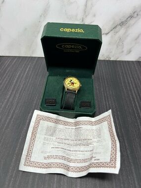 Vintage Mickey Mouse Lorus Watch Walt Disney Company V515-6000 A1 Rare